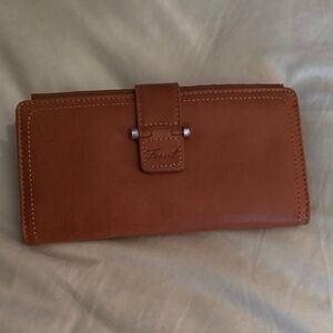 Fossil Brown Leather Clutch Wallet